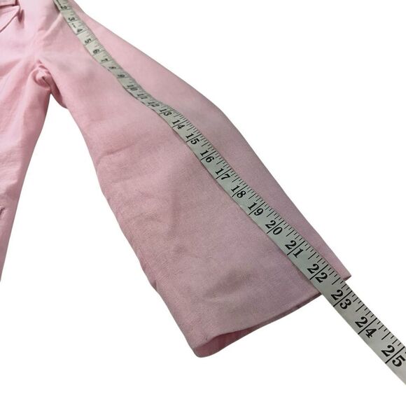 VTG Chadwicks Classics Pink Linen Blend Tailored Summer Blazer, 10 - Picture 10 of 12